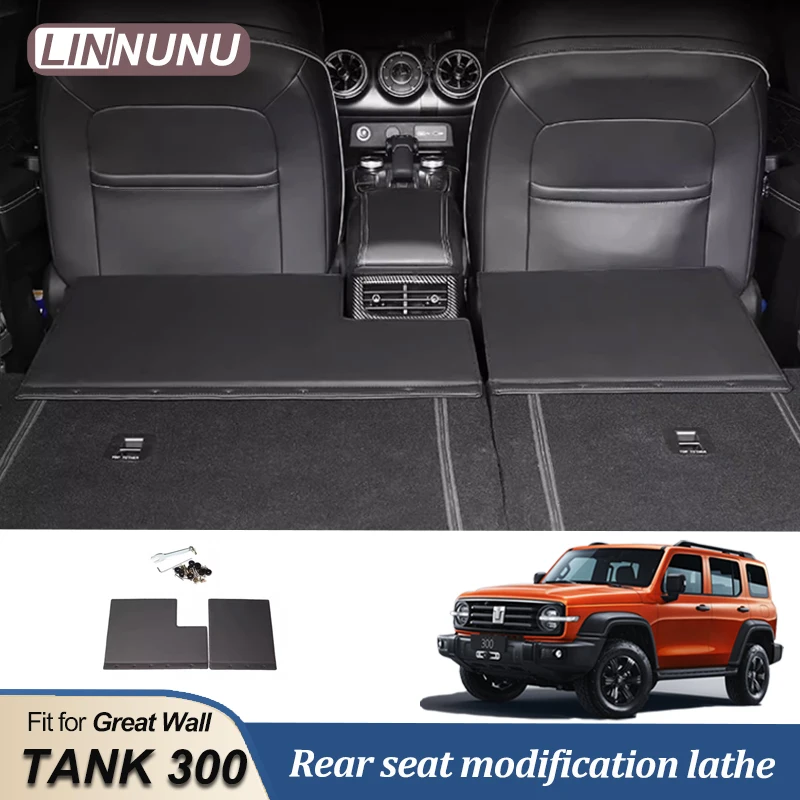 LINNUNU fit for Great Wall GWM WEY TANK 300 Tank GWM Rear seat lathe folding Travel Bed Self-driving Tour Bed Outdoor Camping