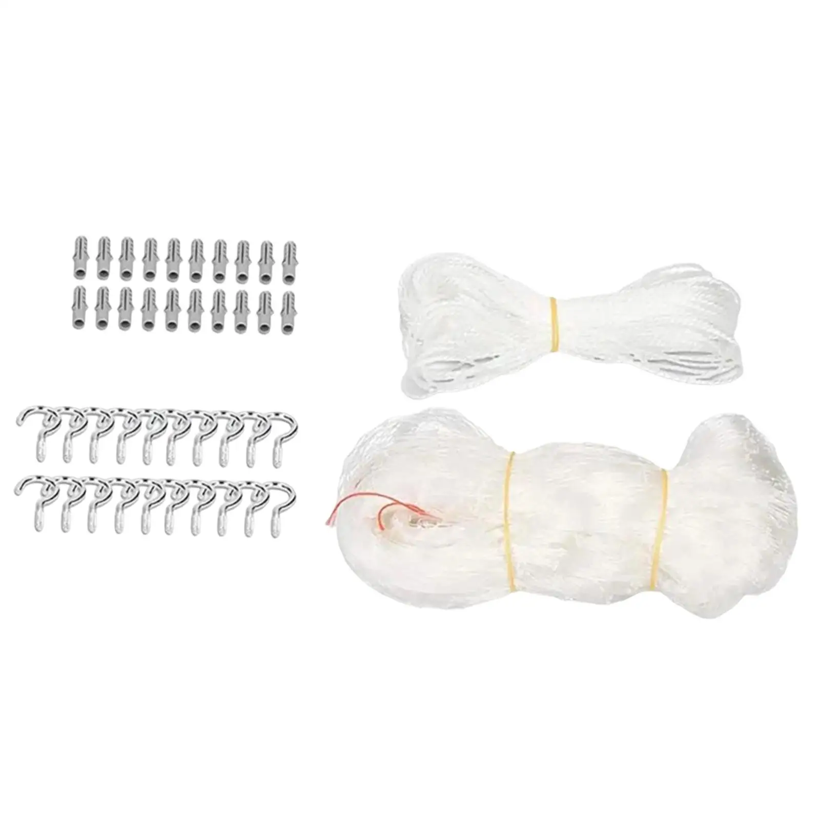 고양이 발코니 그물망 10 x 33피트 나일론, 고강도, 강화 보호 장벽, 테라스용 애완동물 발코니 스크린 펫 메쉬 펜스
