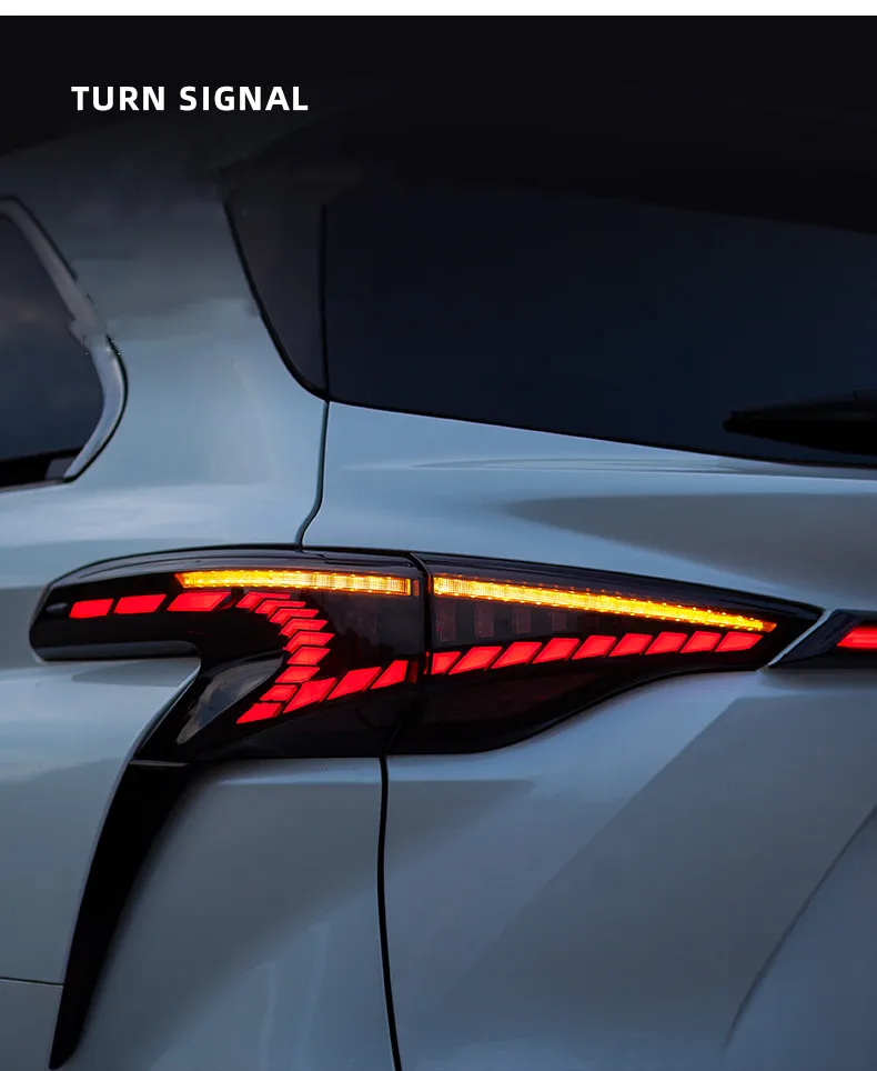 Ledテールライトアセンブリトヨタシエナ用2021 2022車の後部
