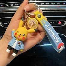 

New Pokémon Fire-breathing Dragon Pikachu Pendant Movie Animation Peripheral Toys Children's Toys Birthday Gift Small Surprise