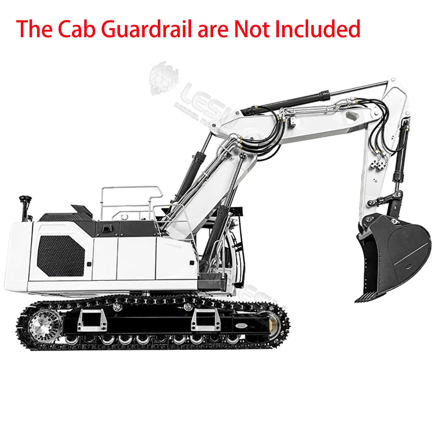 LESU AOUE 945 3 Arm RC Hydraulic Excavator 1/14 Metal Finished Digger Machine Radio Control Construction Vehicle Truck Cars Toys 3