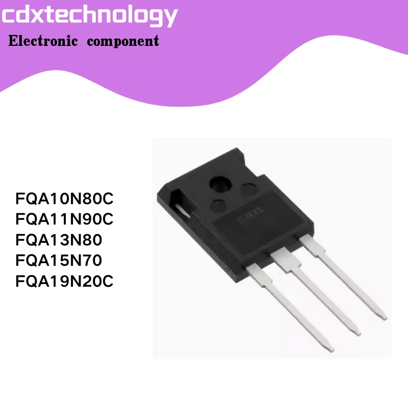 

5 шт./партия, транзисторы для триодов FQA10N80C FQA11N90C FQA13N80 FQA15N70 FQA19N20C