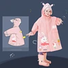 Cute Polyester Baby Raincoat Outdoor Waterproof Rain Coat Children Impermeable Poncho Boys Girls Rain Jacket