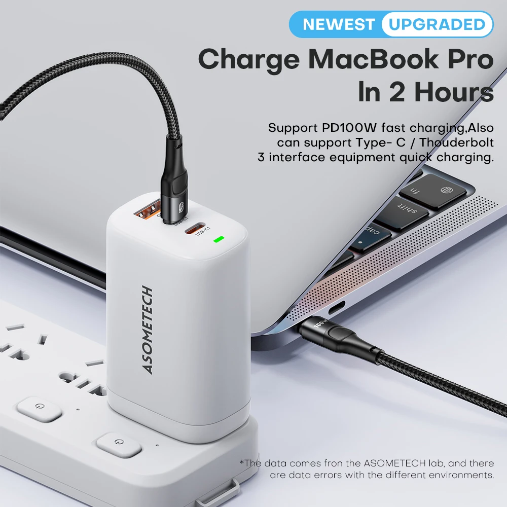 100W USB-C to USB-C Fast Charging Data Cable, 3M Length