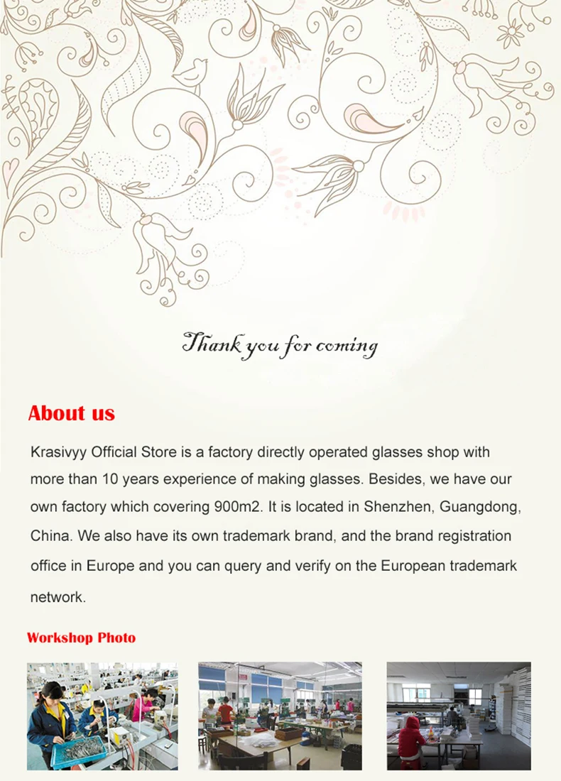 Krasivyy Men's Eyeglasses