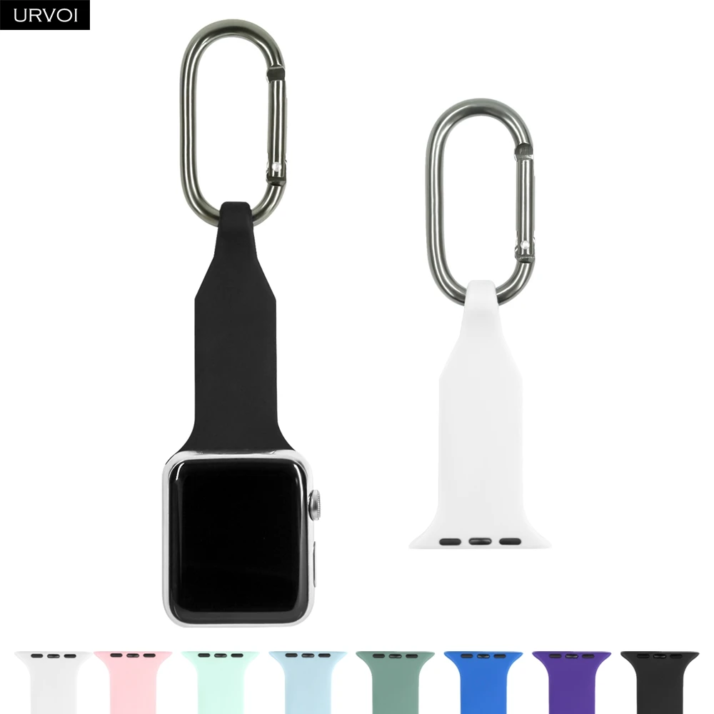 Premium Silicone Sport Watch Band with Metal Hanger