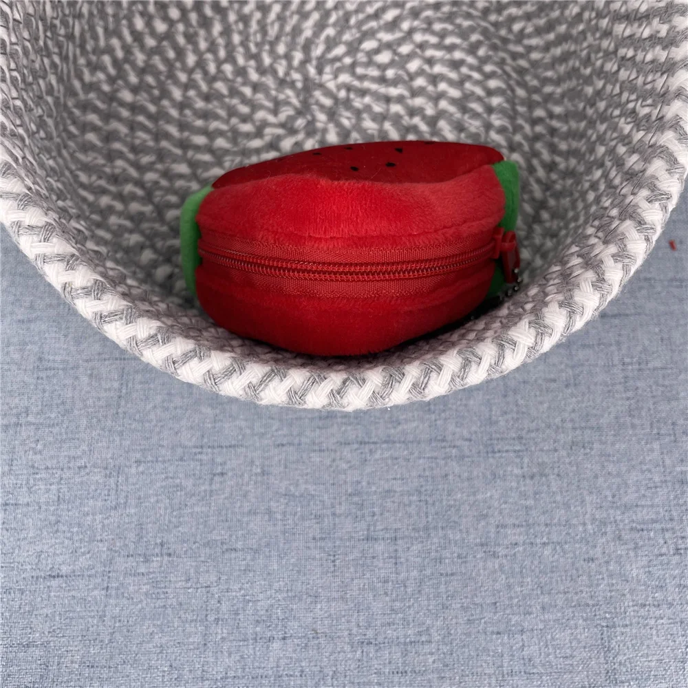 30개 동전 지갑 가방 플러시 장난감 9*7CM 혼합 색상 플러시 동전 가방