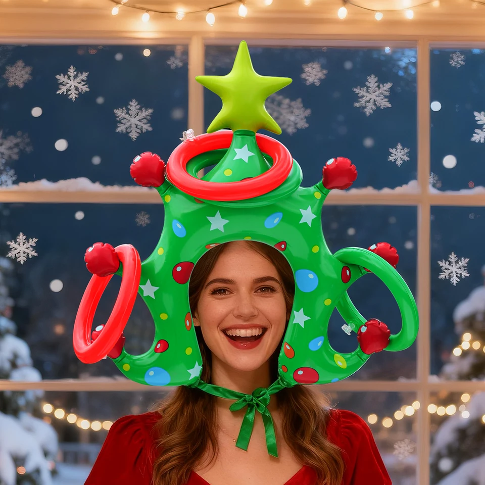 thumbnail image 2 of Christmas Ring Toss Games For Family Kids Party 5 Pack Inflatable Nutcrackers Toss Game Adults For Indoor Outdoor Garden Toys Gifts Holiday 2 of 13