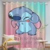 Stitch Curtain Cartoon Window Decoration 100% Polyester Shade Curtains Bedroom Living Room Home 2 Tablets 2