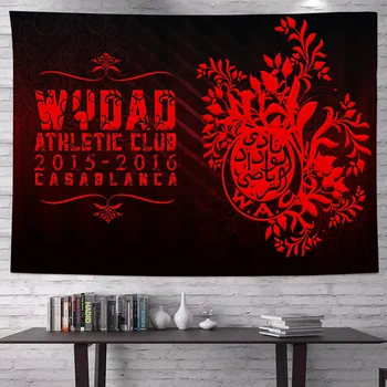 Yayad Athletic Club LOGO Grafico Arazzo per soggiorno Home Dorm Decor Art Home Decor 1
