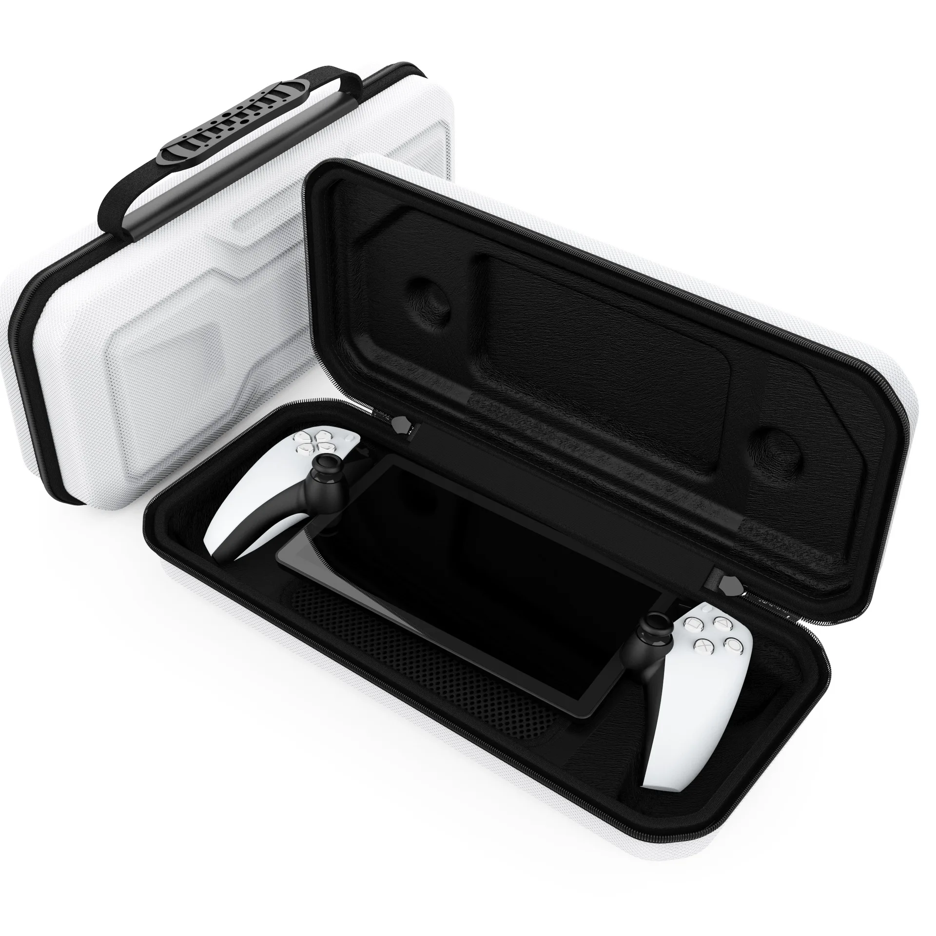 HOT PG-P5P13 Hard Shell Portable Travel Carry Handbag Full Protective Case Accessories for PlayStation Portal Remote Player