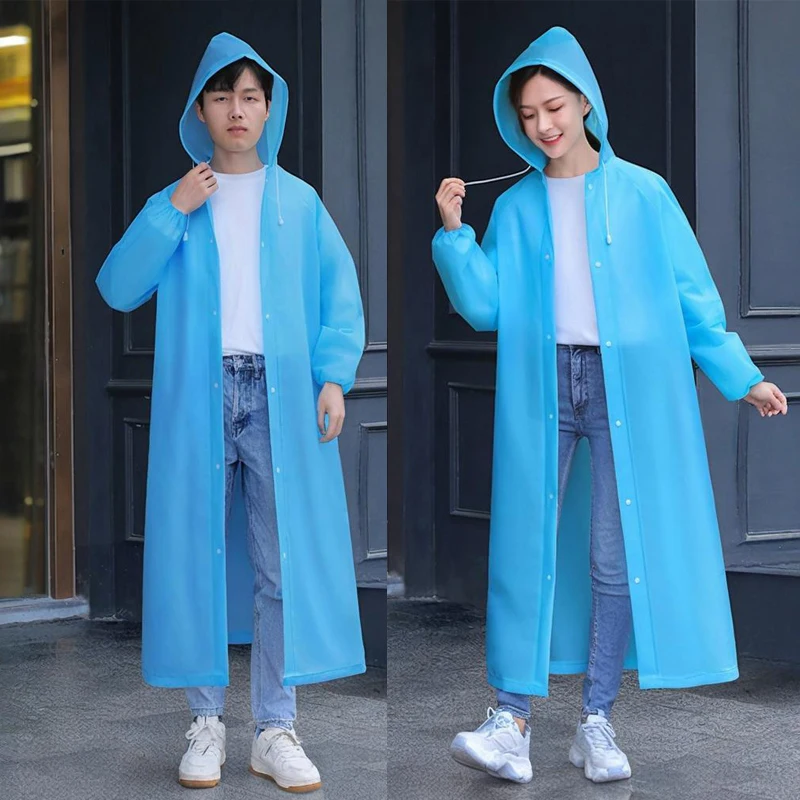 Waterproof Women's Raincoat Rain Cover Rainwater Layers Protection for Rainy Ponchos Folding Raincoat Trip YJ05
