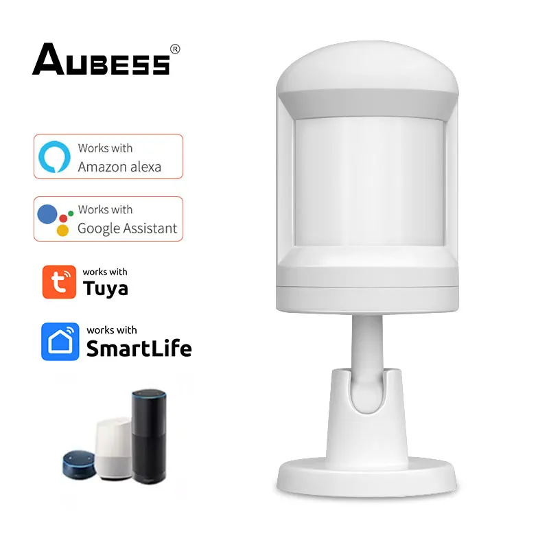 

Tuya Zigbee Smart MINI PIR Motion Detector Sensor Shop Home Security Smart Life Wireless Remote Status Monitor