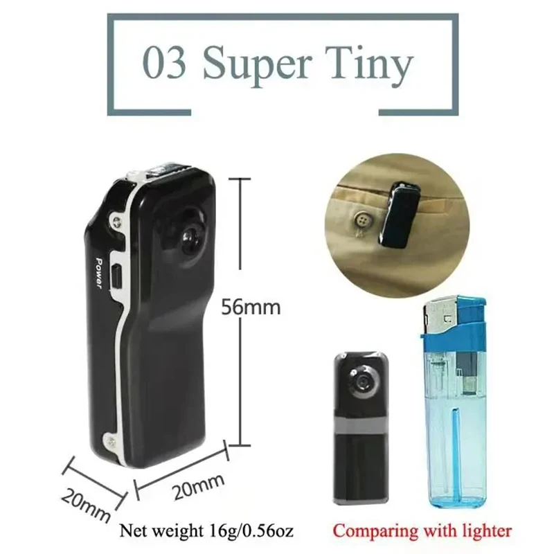 HD Mini DV Camera Body Camcorder Portable Nanny Security Cam Mount Video Record Small Sports Car Cam For Home & Office 18 HD Mini DV Camera Body Camcorder Portable Nanny Security Cam Mount Video Record Small Sports Car Cam For Home & Office 11