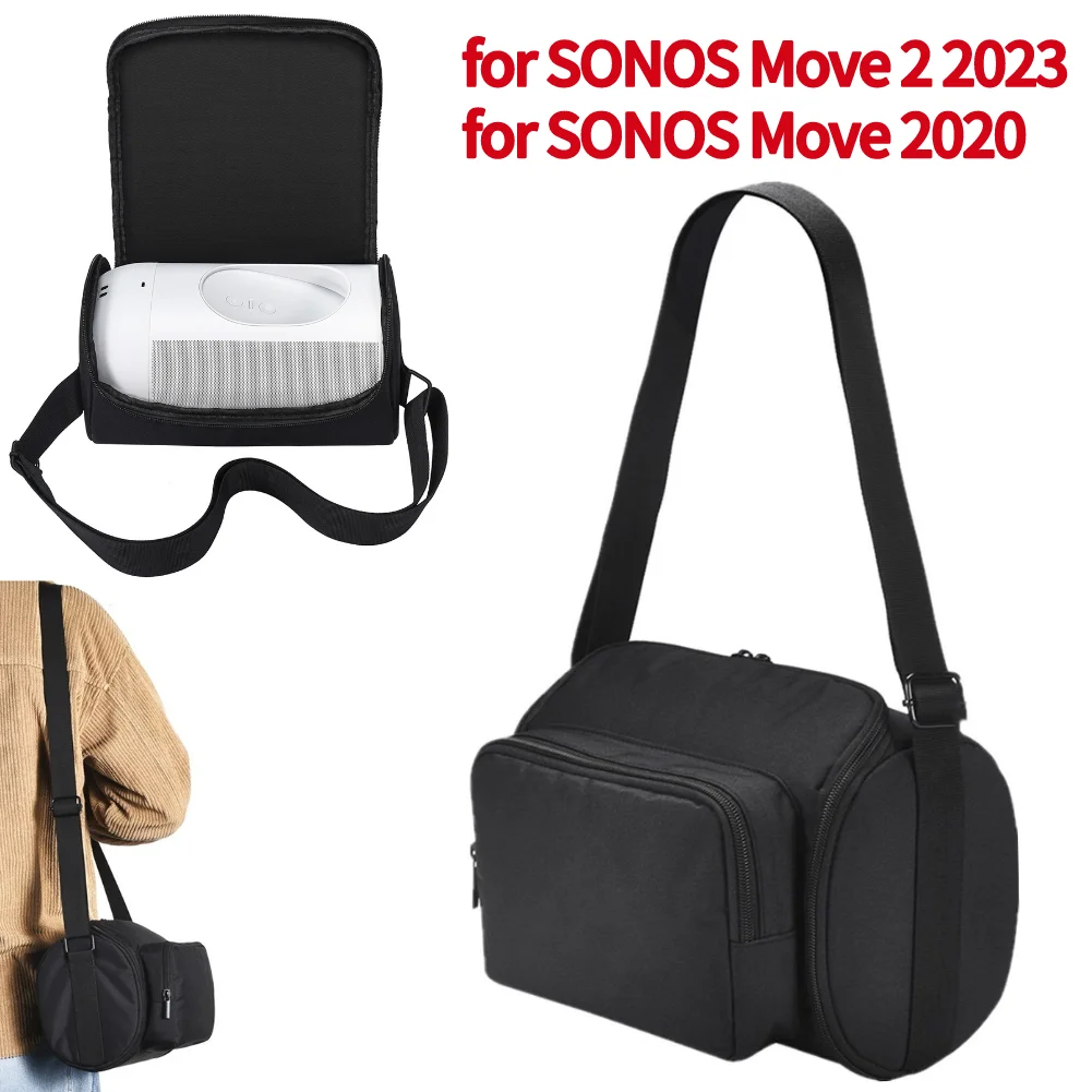 Custodia Per Il Trasporto Borsa Per Il Trasporto Antiurto Borsa Portaoggetti Portatile Antigraffio Con Tracolla Per Sonos Move 2 2023/Move 2020