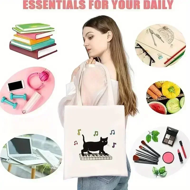 Elegante borsa tote colorata da notte per bingo di grande capacità, tema giocoso per bingo, perfetta per feste, viaggi e shopping, regalo per bingo - immagine 5