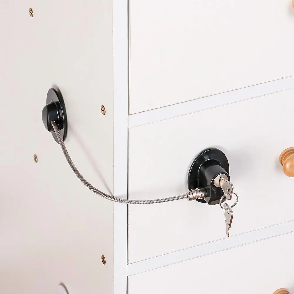 Cabinet Lock Child Lock Safety Lock Refrigerator Lock Refrigerator Door Lock 1PC Baby Safety Refrigerator Lock With Metal Keys or Coded Lock Infant Security Cabinet Window Locks Sliding Closet Door Locks