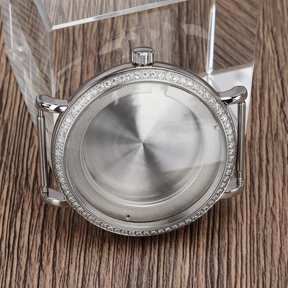 Ultra Thin Domed Sapphire Crystal Glass Watch Case - 40mm, Waterproof Accessories