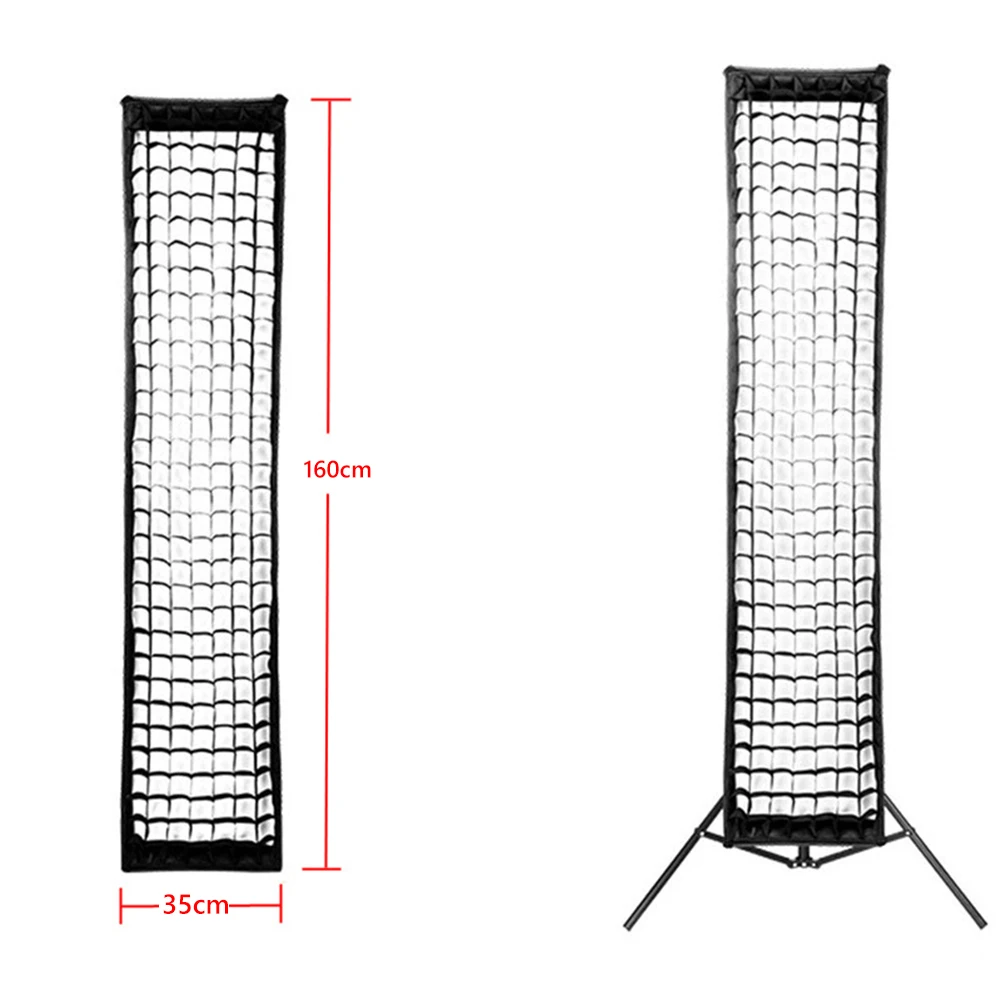 35 X 160cm 소프트박스 허니컴 그리드 스튜디오 스트로브 플래시 라이트 사진 촬영용 메쉬 네트