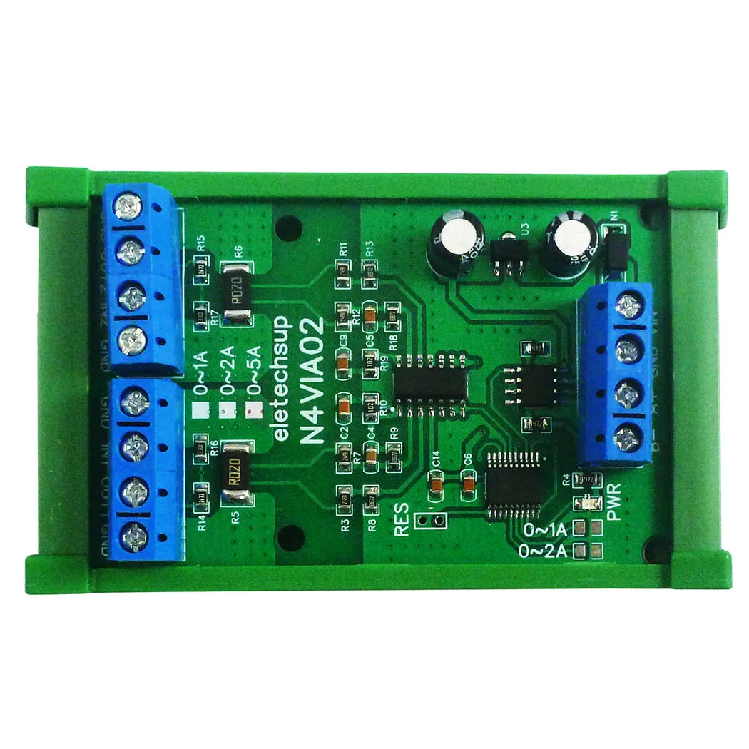 3 In 1 RS485 다기능 Modbus RTU 전류계 및 전압계 0-30V 전압 신호 측정 1A 2A 5A 전류 수집 모듈