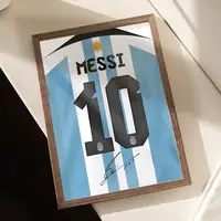 ⁦ملصقات جدارية ذاتية اللصق لأسطورة كرة القدم ليونيل ميسي | Lionel Messi Self-Adhesive Football Wall Sticker Poster⁩ - الصورة ⁦4⁩