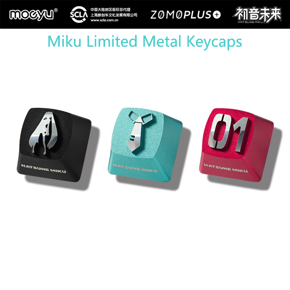 Оригинальная механическая клавиатура MOEYO Hatsune Miku ограниченная металлическая
