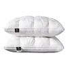 High-end down comfortable pillow5-star hotel pillow down pillow core cotton white goose down 3-dimensional cervical pillow core 5