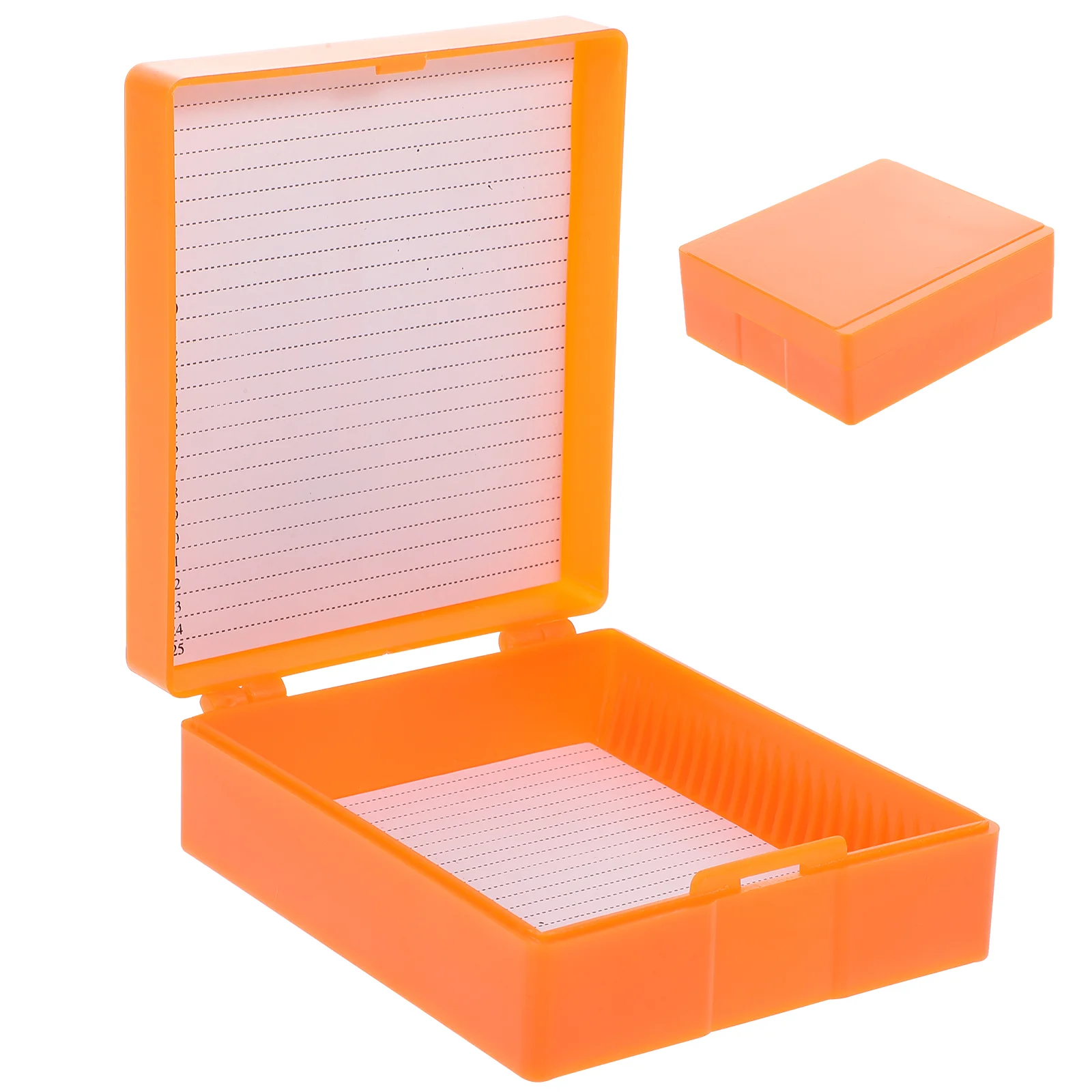 

Microscope Glass Holder Slide Box Microscope Slide Box Laboratory Supply Random Color