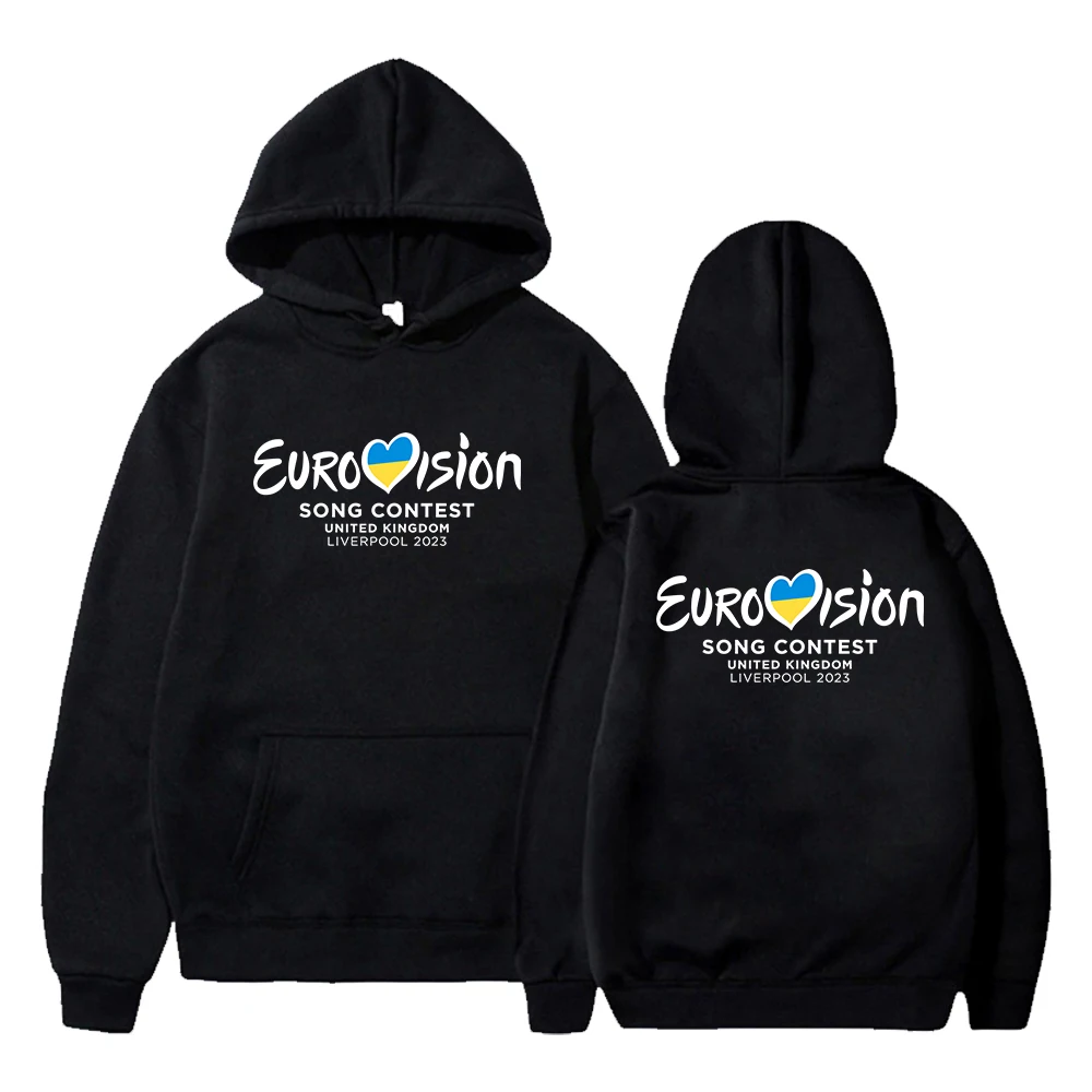 

Eurovision 2023 Hoodie Long Sleeve Streetwear Women Men Hooded Sweatshirt Eurovision Song Contest Fashion Clothes