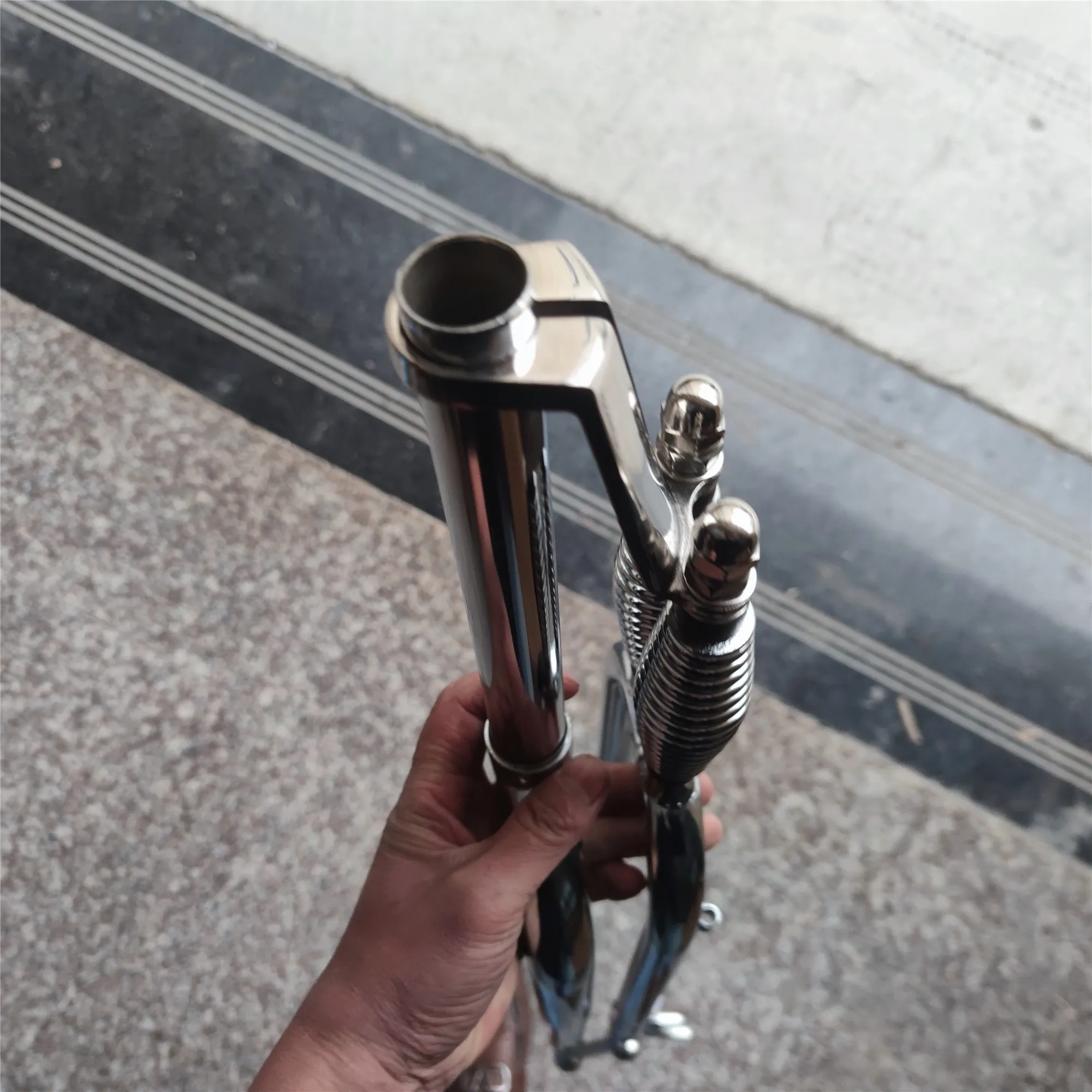 Fork Springer Front End Spring Fork Part, Retro Bikt Retrofit