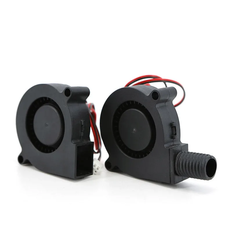 DC 12V 2Pin 5015 Blower Dual hydraulic Bearing Brushless Cooling Turbine 50x50x15mm Cooler Fan for 3D Printer J17