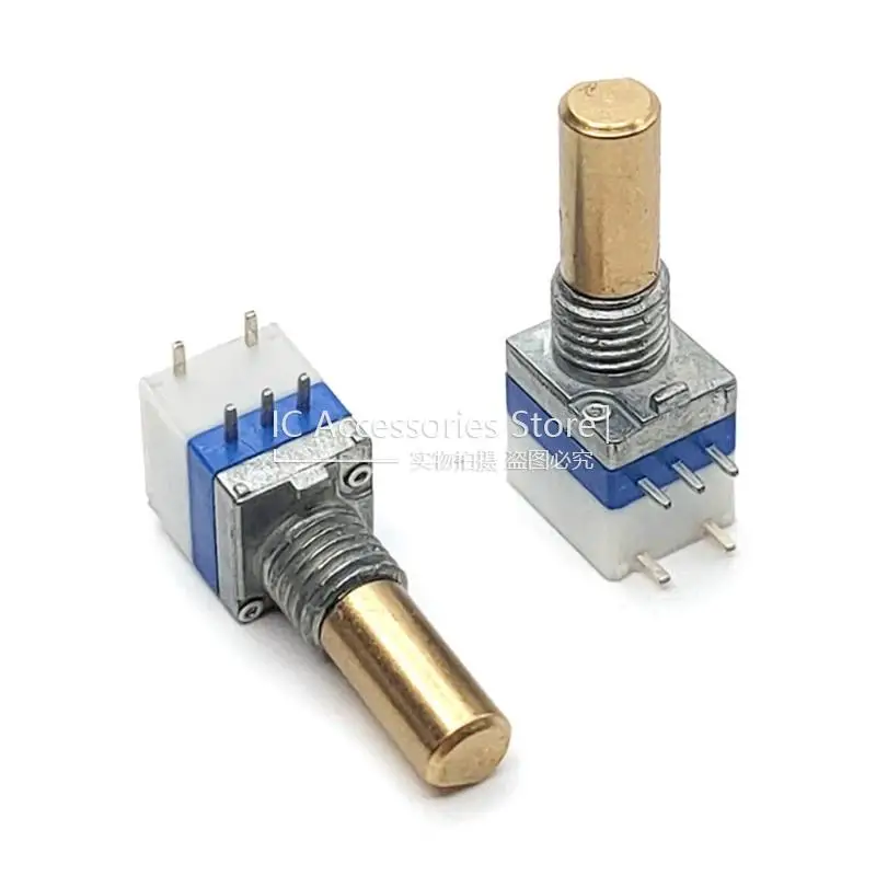 

5PCS Walkie Talkie Interphone Potentiometer B103 B10K Volume Switch Interphone Accessories 5 Pin Copper Shaft 15MM