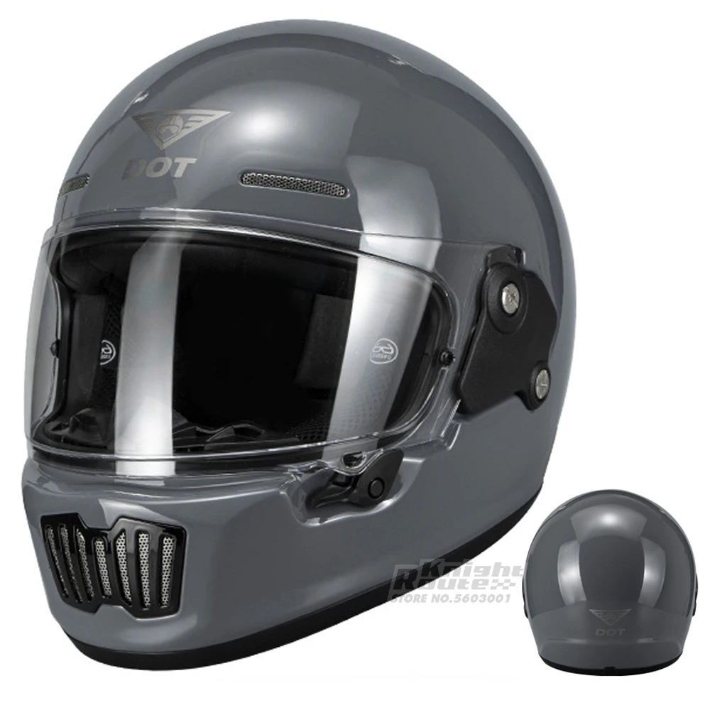 MensMotorcycleHelmetMotorcycleHelmetsLensesPersonalityFullFace