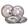D115 -125mm Turbo Diamond Blade X Lock Cutting Disc Compatible with 7/8 In Arbor for Application in Ceramic Tile, Slate,Granite