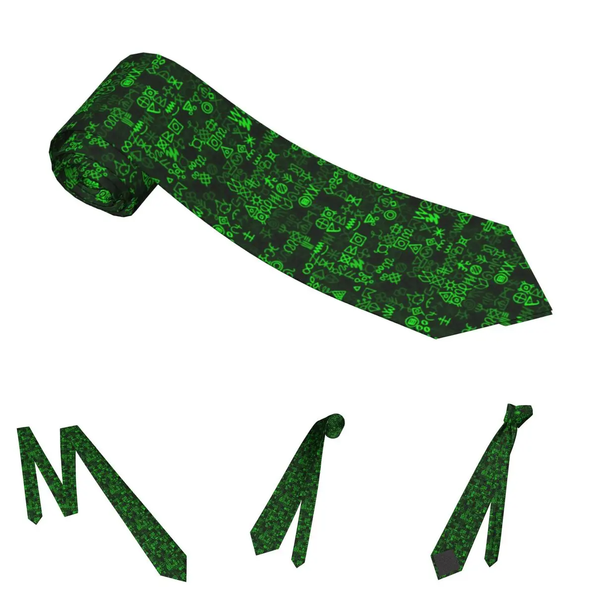 その他 TSJ NECKTIE GREEN CHECK Bright Green Check Cotton/Silk Necktie | Shop at TieMart