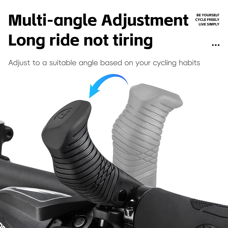 WEST BIKING Bike Inner Handle Bar Grips Ergonomic Design