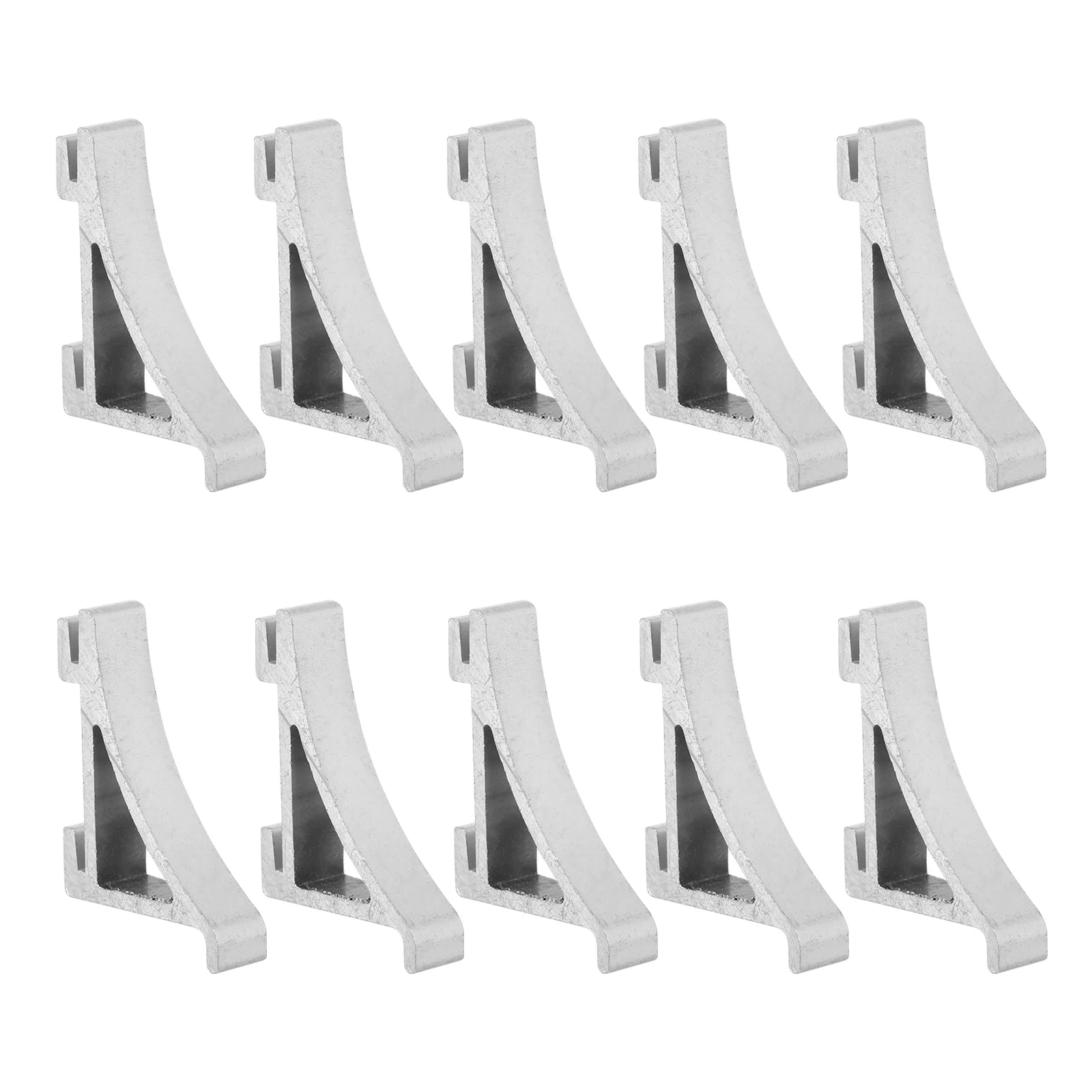 10pcsFreezerShelfClipsRefrigeratorSupportHooksCoolerShelfBrace