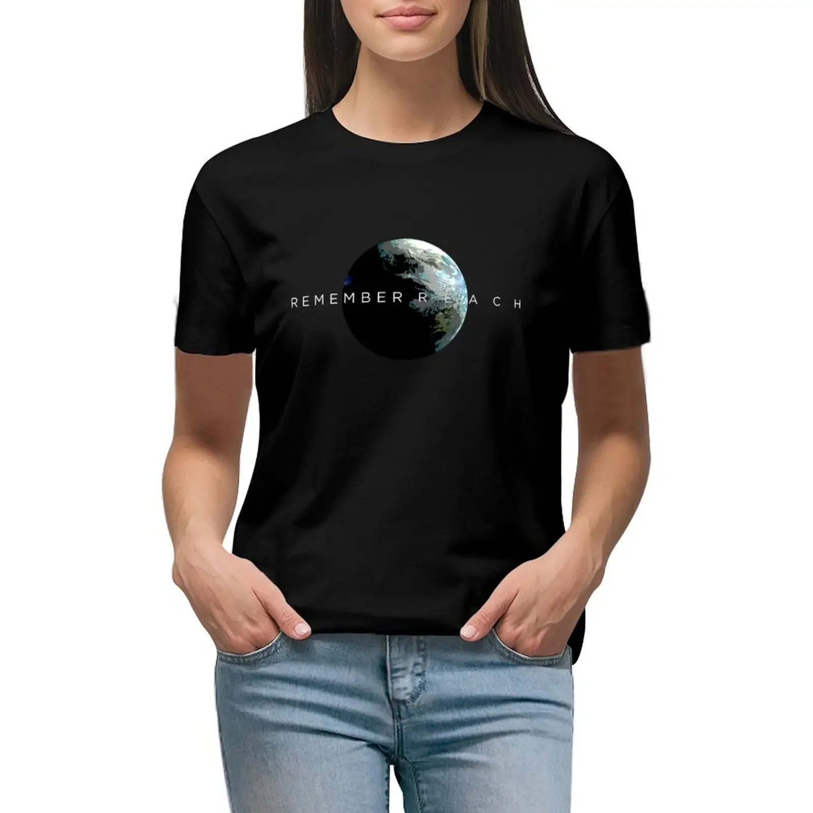 

Remember Reach T-shirt animal print shirt for girls Short sleeve tee Woman clothes