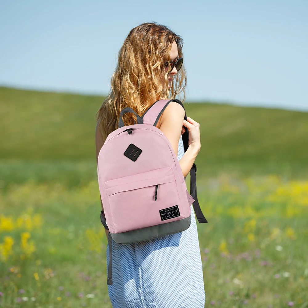 BE SMART 남녀공용 캐주얼 배낭, 방수 데이팩 학교 가방, 여행 작업 백팩, 13.5 인치 노트북 스포츠 책가방