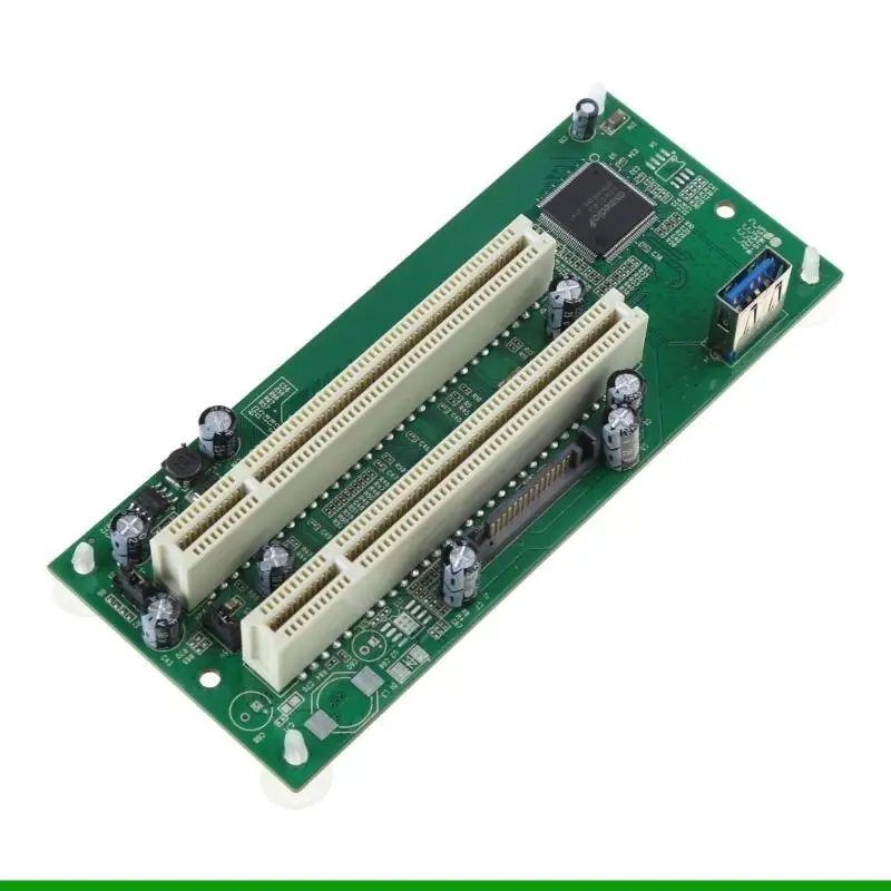 U55C PCI-Express-PCI 어댑터 카드 PCIe-PC용 듀얼 Pci 슬롯 확장 카드