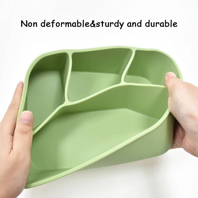 Silicone Lunch Box Food Grade Crisper Microwave Special Heating Freezer and Oven Safe Snack and Food Container