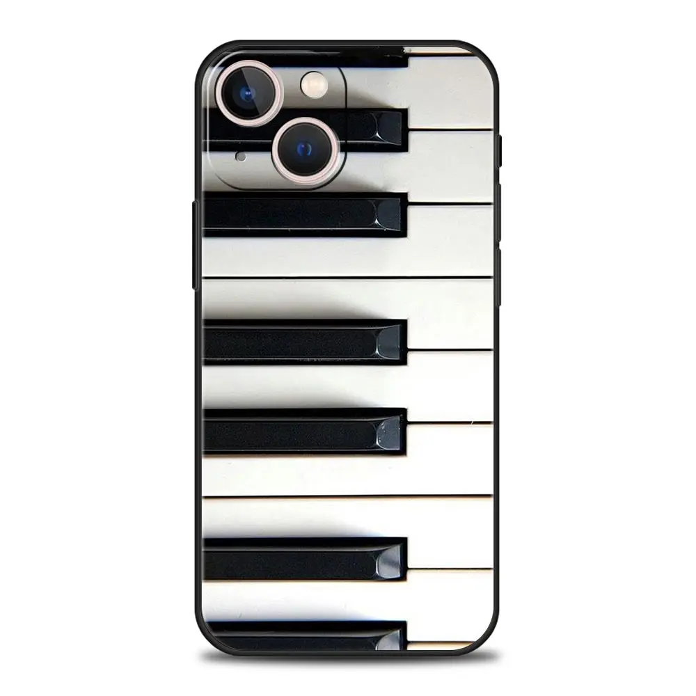 Luxury Music Instrument Design Silicone Phone Case Cover
