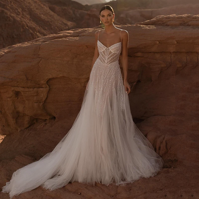 Elegant White Wedding Dress Multi-Layer Bride Gowns