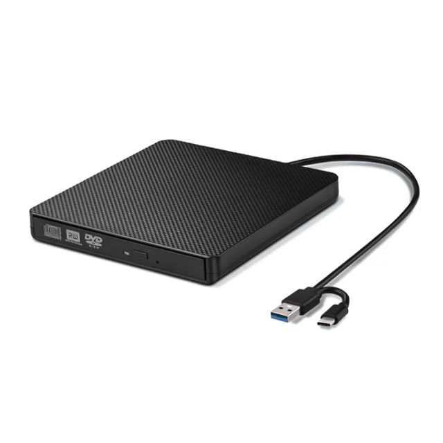 Lecteur DVD/CD externe amélioré pour ordinateur portable/PC, USB