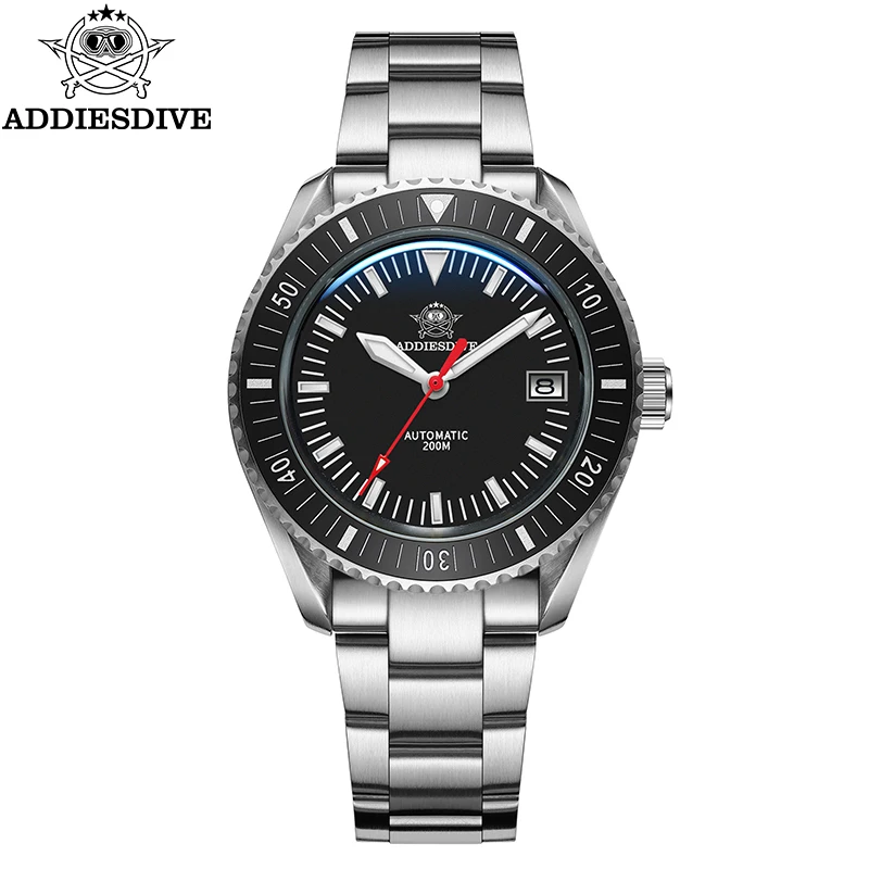 ADDIESDIVE Men Mechanical Wristwatch NH35 Luxury Ceramic Bezel Automatic Watch Luminous 200m Diving Sapphire Glass Watch for Men