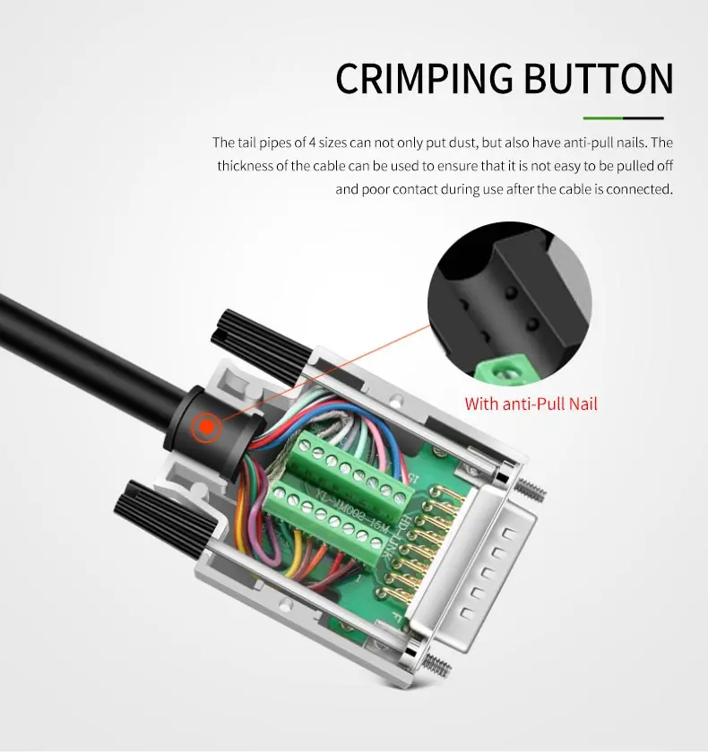 Connettore DB15 Adattatore D-SUB Scheda Di Sblocco A 15 Pin - Foto 2