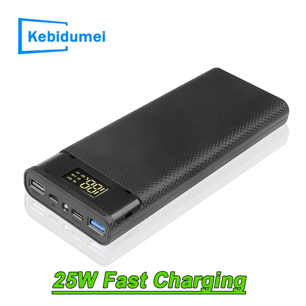 22.5W 8*18650 super postit se nabíječka energie banka lastura úložný skříňka dlouhé stayed USB typ C baterie pouzdro pro iPhone Xiaomi ne- baterie