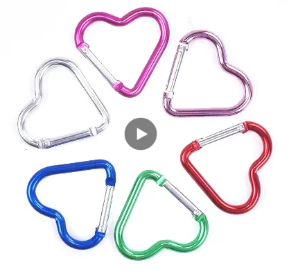 3pcs Carabiner Clips Star Spring Hook Keyring Camping Karabiner Random  Color Outdoor Camping Fishing Multi Tool Aluminum Alloy - AliExpress