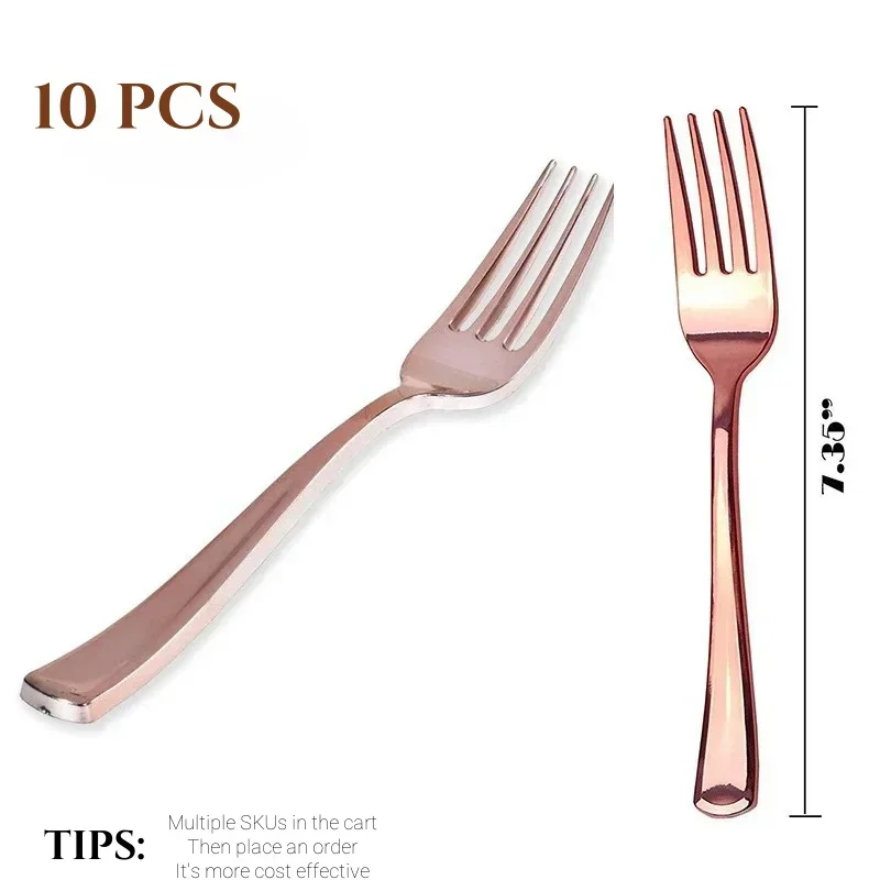 10pcs rose forks