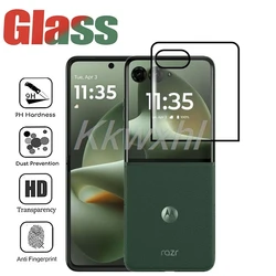 Enhanced 3D Full Tempered Glass Back Screen Protector Cover Film for Tempered glass (Razr Plus 2024)
